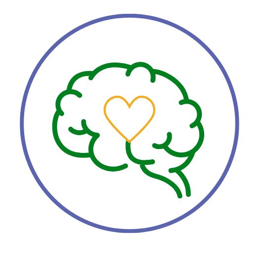 Mental Health and wellbeing icon